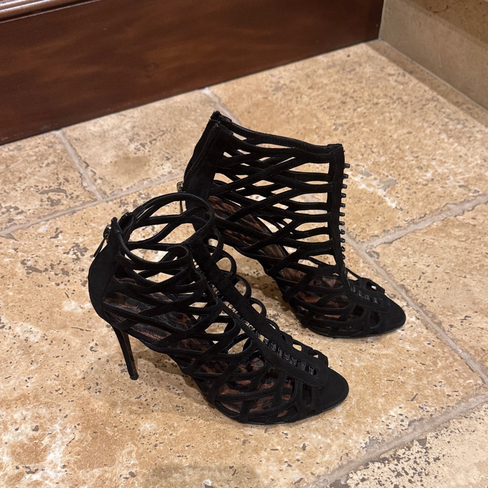 Dolce & Gabbana elegant Black Women's Heeled suede Sandals